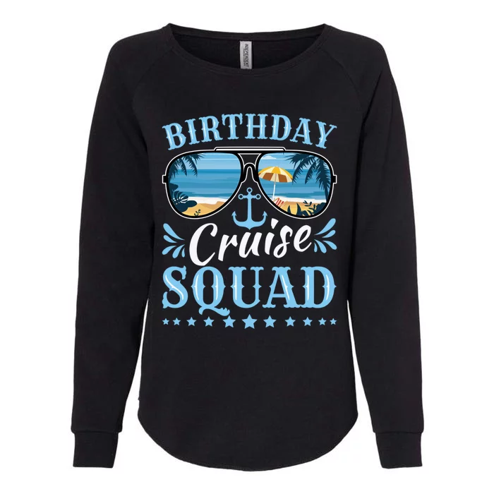 Funny Cruising Trip Party Vacation Tee Birthday Cruise Squad Gift Womens California Wash Sweatshirt