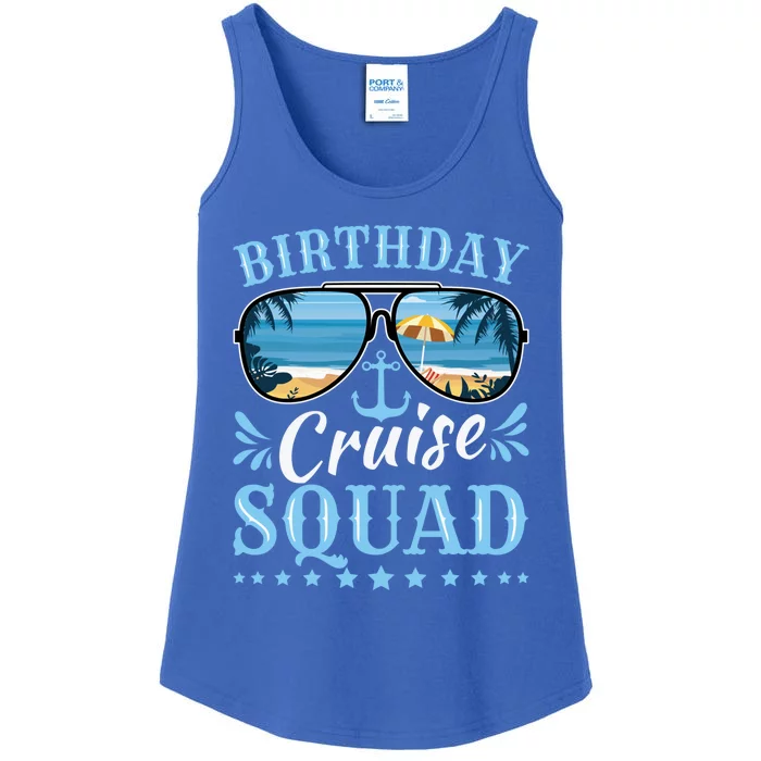 Funny Cruising Trip Party Vacation Tee Birthday Cruise Squad Gift Ladies Essential Tank