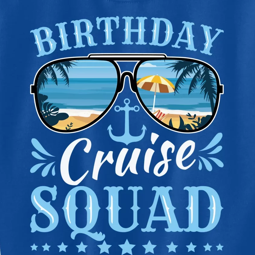 Funny Cruising Trip Party Vacation Tee Birthday Cruise Squad Gift Kids Sweatshirt