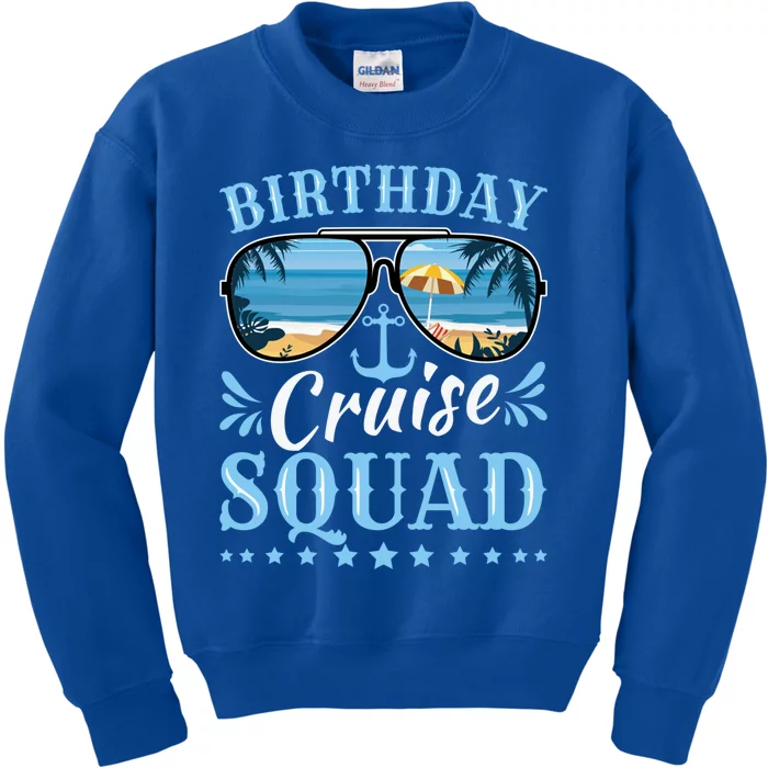 Funny Cruising Trip Party Vacation Tee Birthday Cruise Squad Gift Kids Sweatshirt