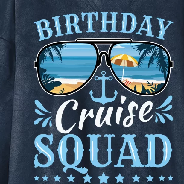 Funny Cruising Trip Party Vacation Tee Birthday Cruise Squad Gift Hooded Wearable Blanket