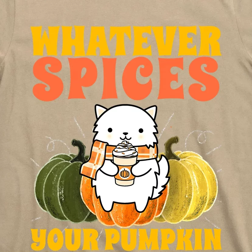 Funny Cute Thanksgiving Whatever Spices Your Pumpkin Autumn T-Shirt