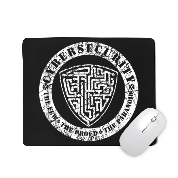 Funny Cybersecurity The Few The Proud The Paranoid Gift Mousepad