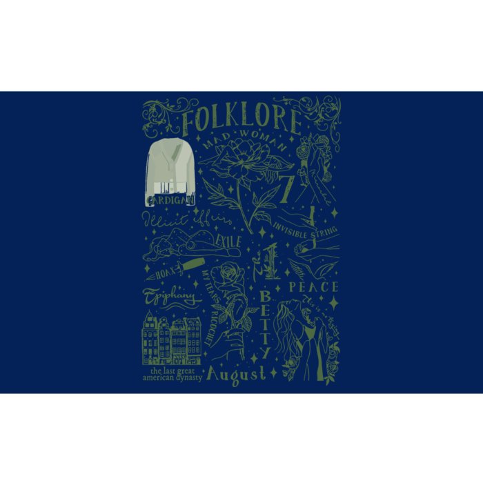 Folklore Cardigan The 1 The Last Great American Dynasty Exile My Tears Ricochet Bumper Sticker