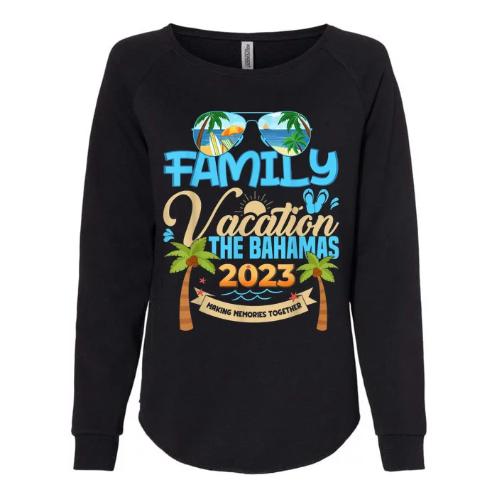 Family Cruise The Bahamas Happy Summer Matching Vacation Happy Womens California Wash Sweatshirt