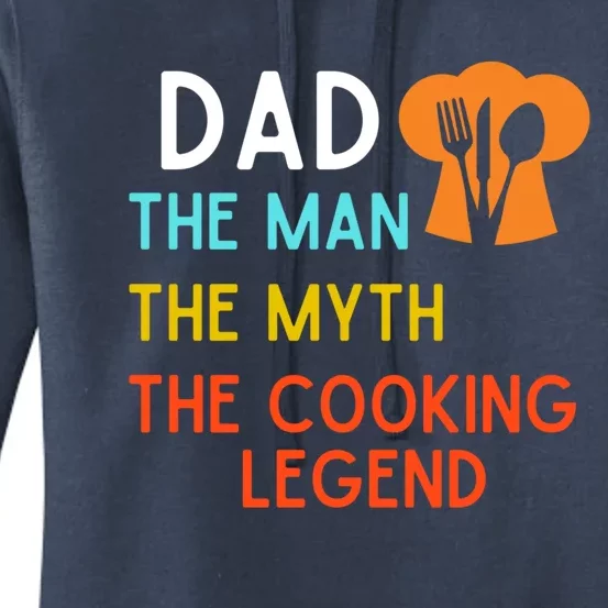 Funny Chef Tee For Fathers Day The Cooking Legend Meaningful Gift Women's Pullover Hoodie