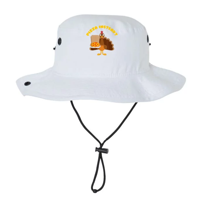 Funny Cute Turkey Lets Have Pizza Instead Thanksgiving Gift Legacy Cool Fit Booney Bucket Hat