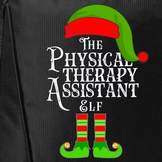 Funny Christmas The Physical Therapy Assistant Elf City Backpack