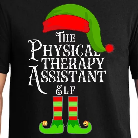 Funny Christmas The Physical Therapy Assistant Elf Pajama Set