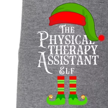 Funny Christmas The Physical Therapy Assistant Elf Doggie 3-End Fleece Hoodie