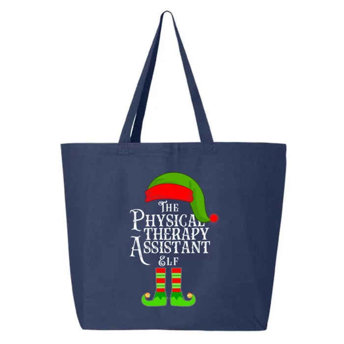 Funny Christmas The Physical Therapy Assistant Elf 25L Jumbo Tote