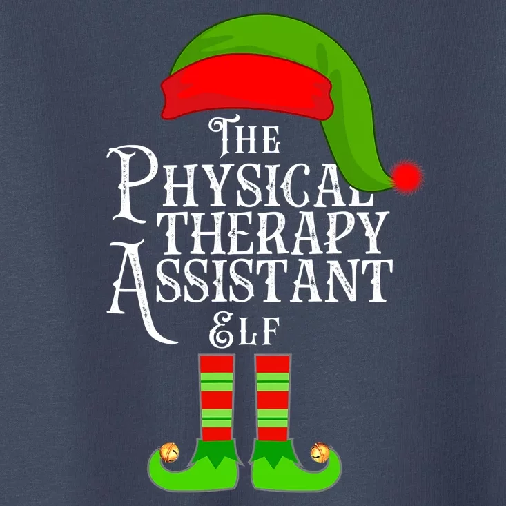 Funny Christmas The Physical Therapy Assistant Elf Toddler T-Shirt