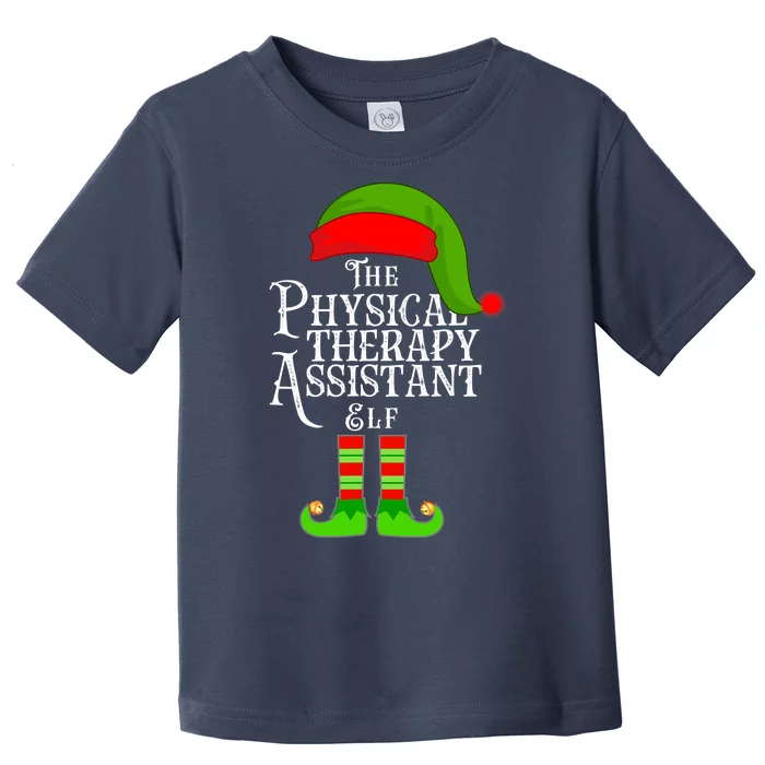 Funny Christmas The Physical Therapy Assistant Elf Toddler T-Shirt