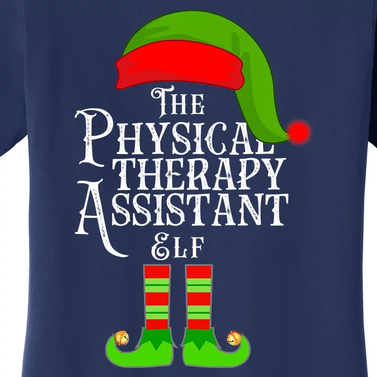 Funny Christmas The Physical Therapy Assistant Elf Women's T-Shirt