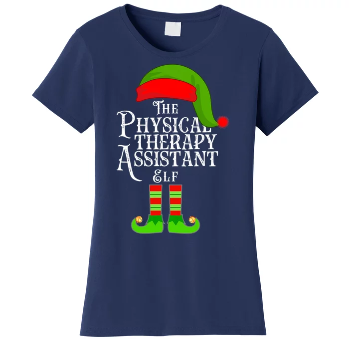 Funny Christmas The Physical Therapy Assistant Elf Women's T-Shirt