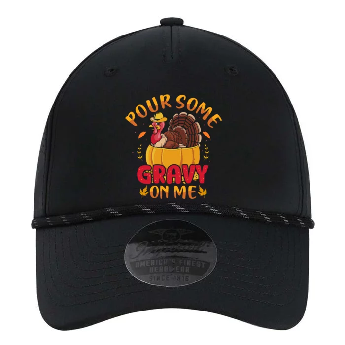 Funny Cute Thanksgiving Turkey Apparel Sweat Performance The Dyno Cap