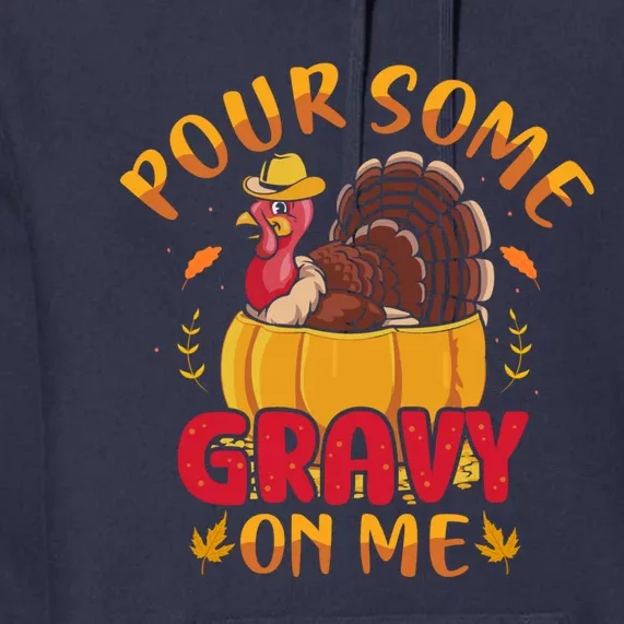 Funny Cute Thanksgiving Turkey Apparel Sweat Premium Hoodie