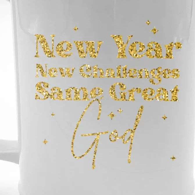 Funny Cheers To A New Year New Years Eve Party 2024 Gift Front & Back Beer Stein