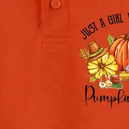 Funny Cute Thanksgiving Pumpkin Spice Autumn Lover Girls Dry Zone Grid Performance Polo