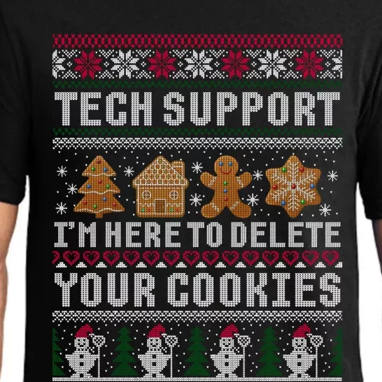 Funny Christmas Tech Support Computer Programmer Gift Pajama Set