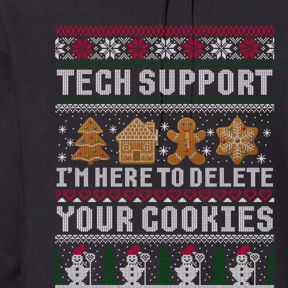 Funny Christmas Tech Support Computer Programmer Gift Premium Hoodie