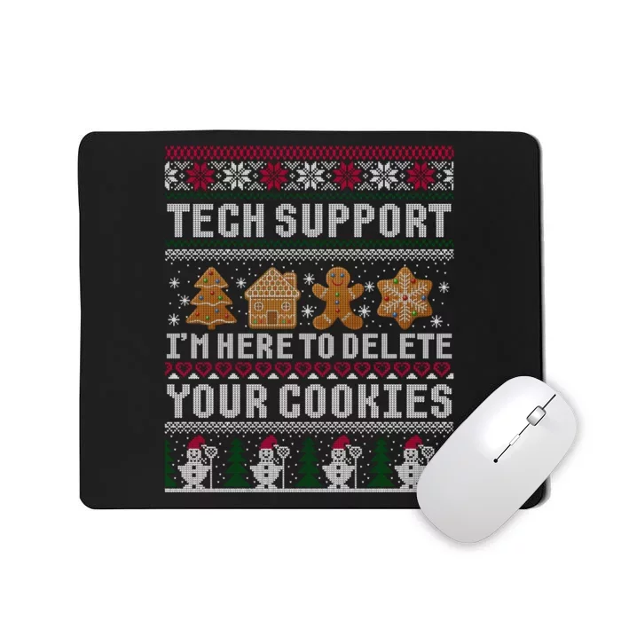 Funny Christmas Tech Support Computer Programmer Gift Mousepad