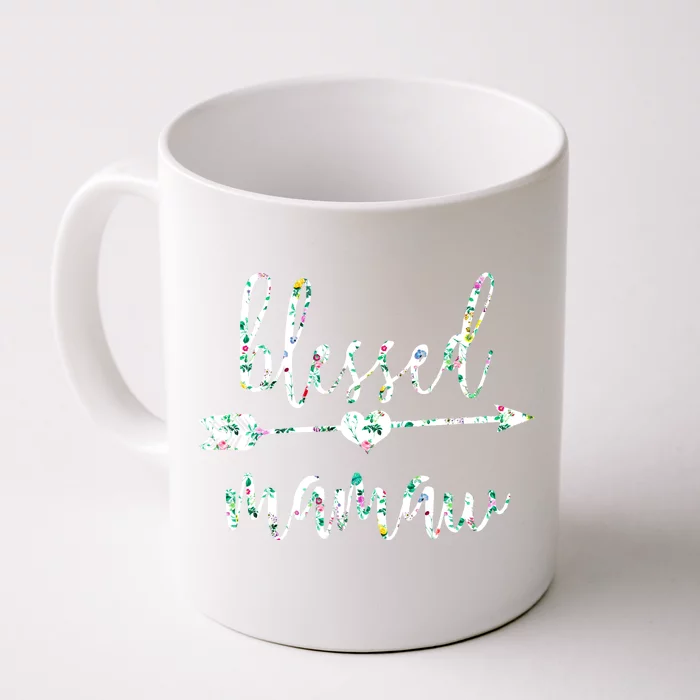 Flowers Cute Tropical Blessed Mamaw Meaningful Gift Front & Back Coffee Mug