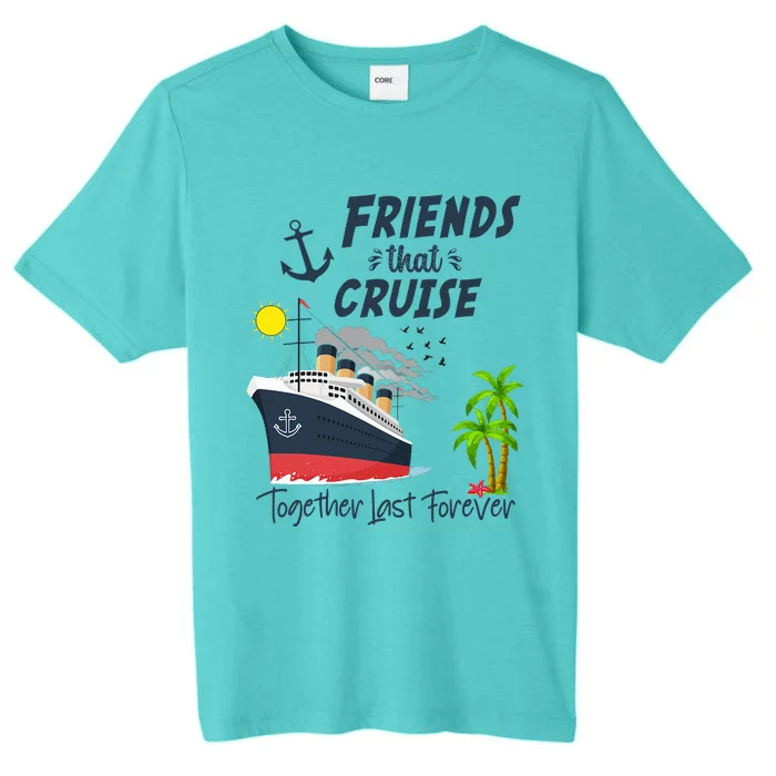 Friends Cruise Together 2024 Vacation ChromaSoft Performance T-Shirt