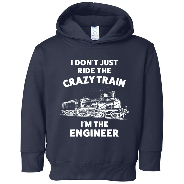 Funny Crazy Train Engineer Shirts For Women Men Toddler Hoodie