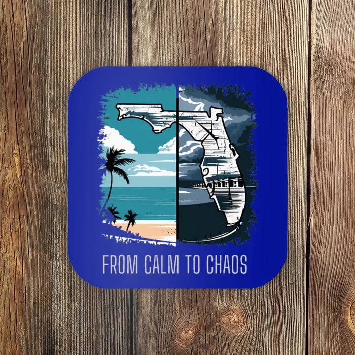 From Calm To Chaos Florida Beach Weather Storm Coaster