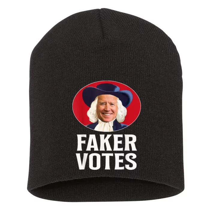 Faker Chooses The Funny Joe Biden Short Acrylic Beanie