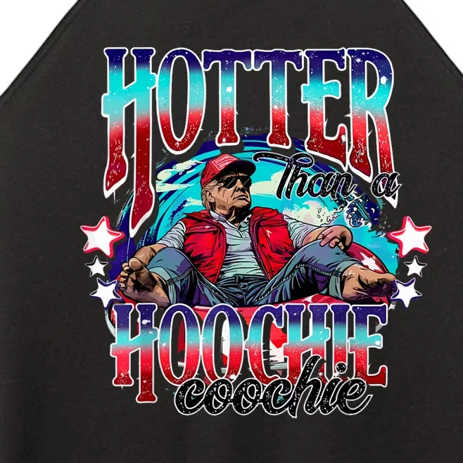 Funny Cute Trump Hotter Than A Hoochie Coochie Women’s Perfect Tri Rocker Tank