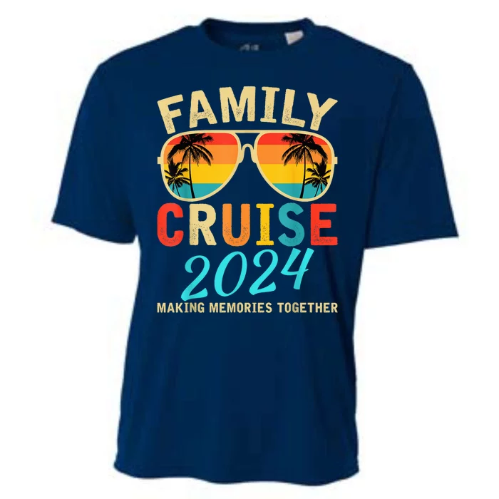 Family Cruise Trip 2024 Hello Summer Vacation Beach Matching Cooling Performance Crew T-Shirt