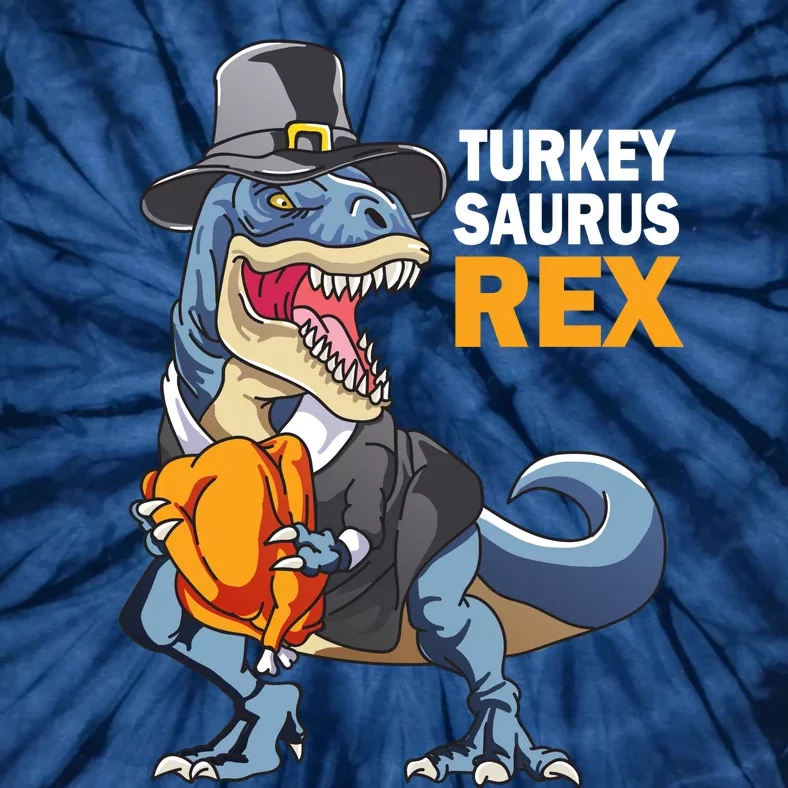 Funny Cute Turkeysaurus Rex Tie-Dye T-Shirt