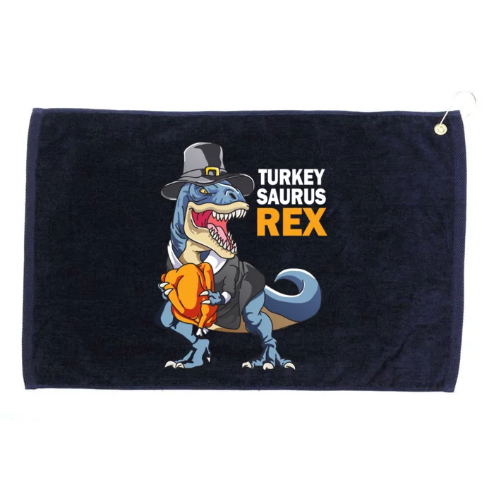 Funny Cute Turkeysaurus Rex Grommeted Golf Towel