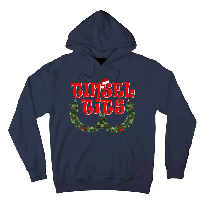 Funny Christmas Tinsel Tits Matching Couples Shirts Hoodie