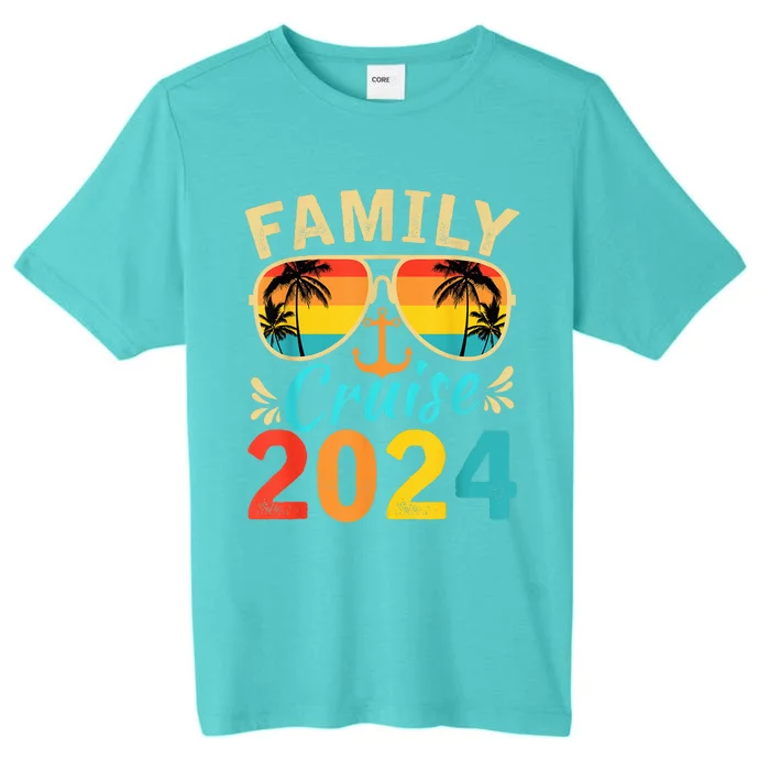 Family Cruise Trip 2024 Hello Summer Vacation Beach Matching ChromaSoft Performance T-Shirt