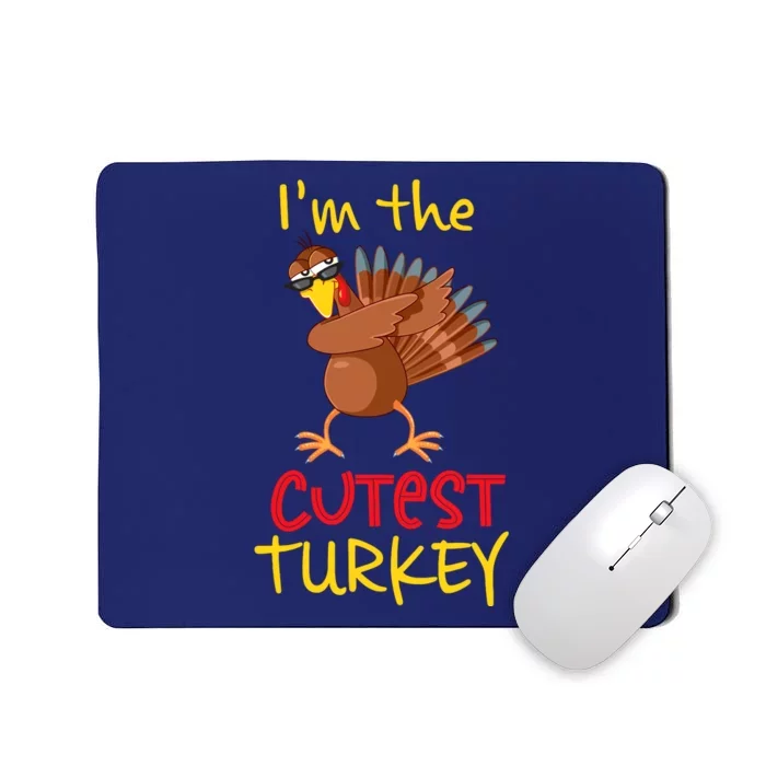 Funny Cutest Turkey Matching Family Group Thanksgiving Party Mousepad