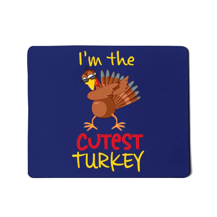 Funny Cutest Turkey Matching Family Group Thanksgiving Party Mousepad