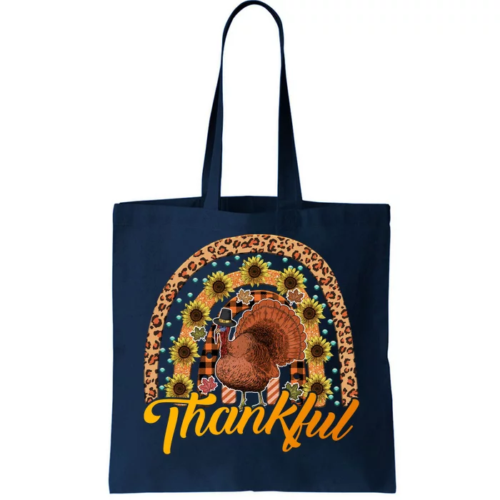 Funny Cute Thankful Gobble Gobble Turkey, Thankful Grateful Blessed Autumn Fall Tote Bag