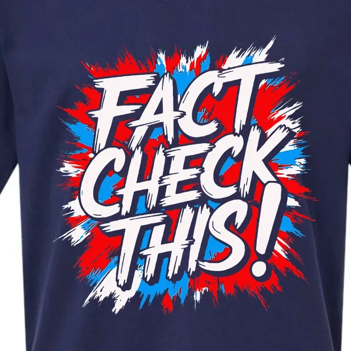 Fact Check This Hilarious Trump Political Sueded Cloud Jersey T-Shirt