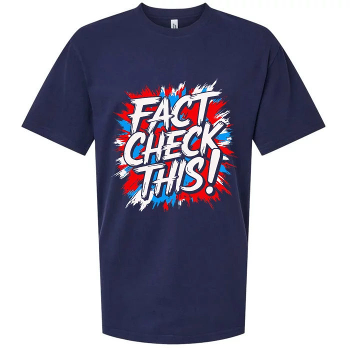 Fact Check This Hilarious Trump Political Sueded Cloud Jersey T-Shirt