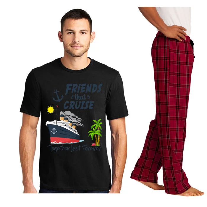 Friends Cruise Together 2024 Vacation Pajama Set