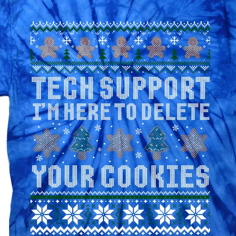 Funny Christmas Tech Supporgift Computer Programmer Gift Tie-Dye T-Shirt