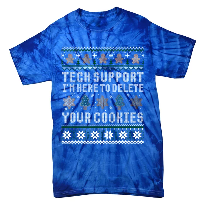 Funny Christmas Tech Supporgift Computer Programmer Gift Tie-Dye T-Shirt