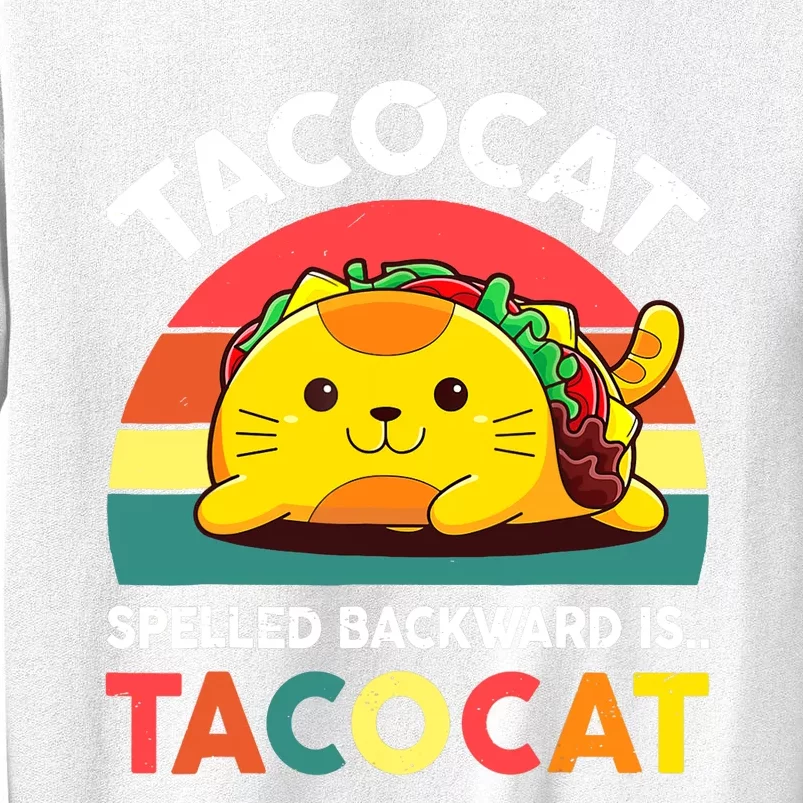 Funny Cute Tacocat Spelled Backward Is Tacocat Sweatshirt