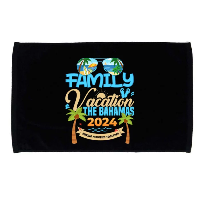 Family Cruise The Bahamas 2024 Summer Matching Vacation 2024 Microfiber Hand Towel