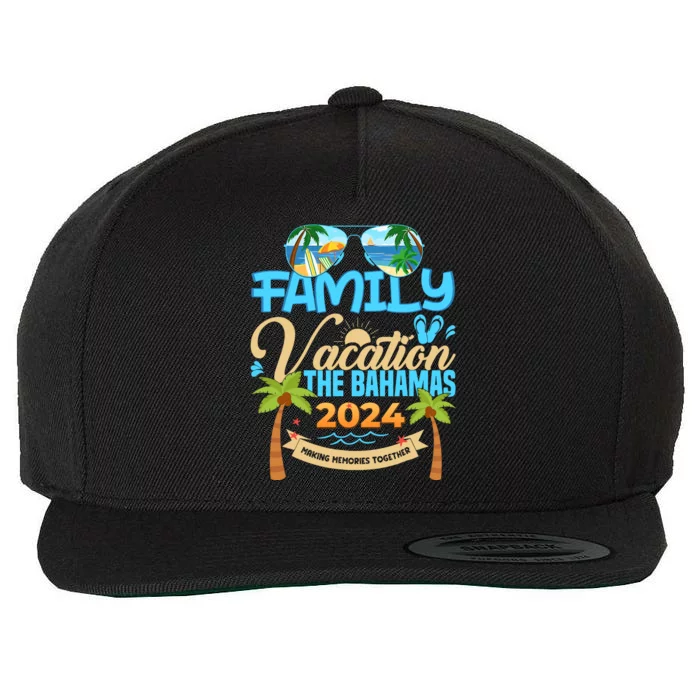 Family Cruise The Bahamas 2024 Summer Matching Vacation 2024 Wool Snapback Cap