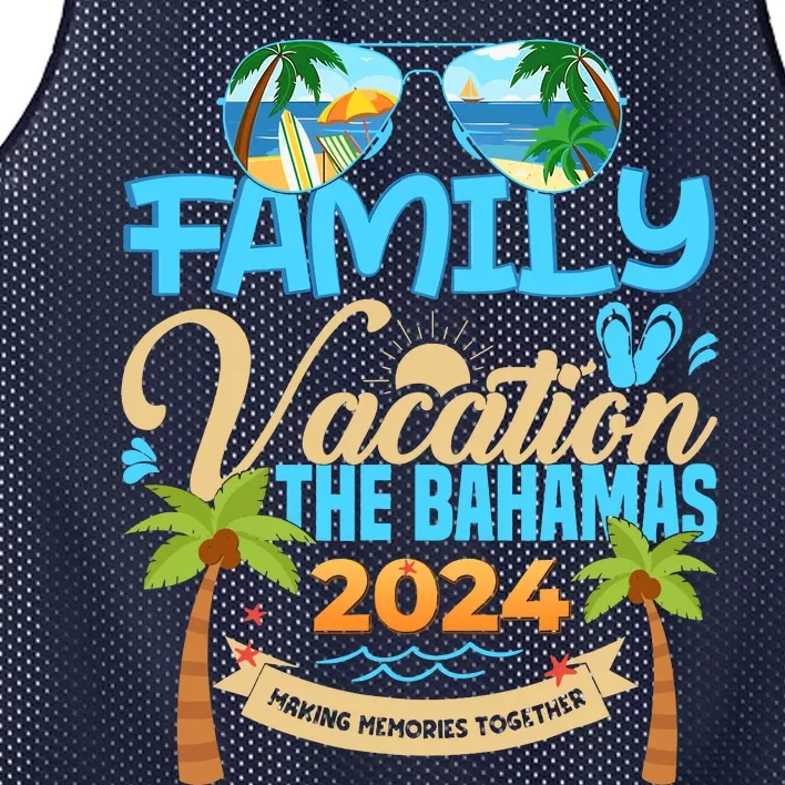 Family Cruise The Bahamas 2024 Summer Matching Vacation 2024 Mesh Reversible Basketball Jersey Tank