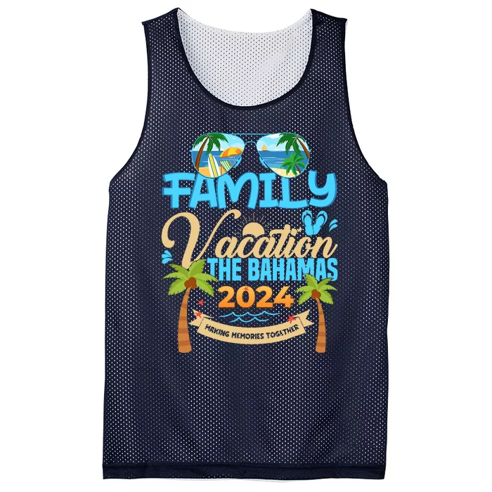 Family Cruise The Bahamas 2024 Summer Matching Vacation 2024 Mesh Reversible Basketball Jersey Tank